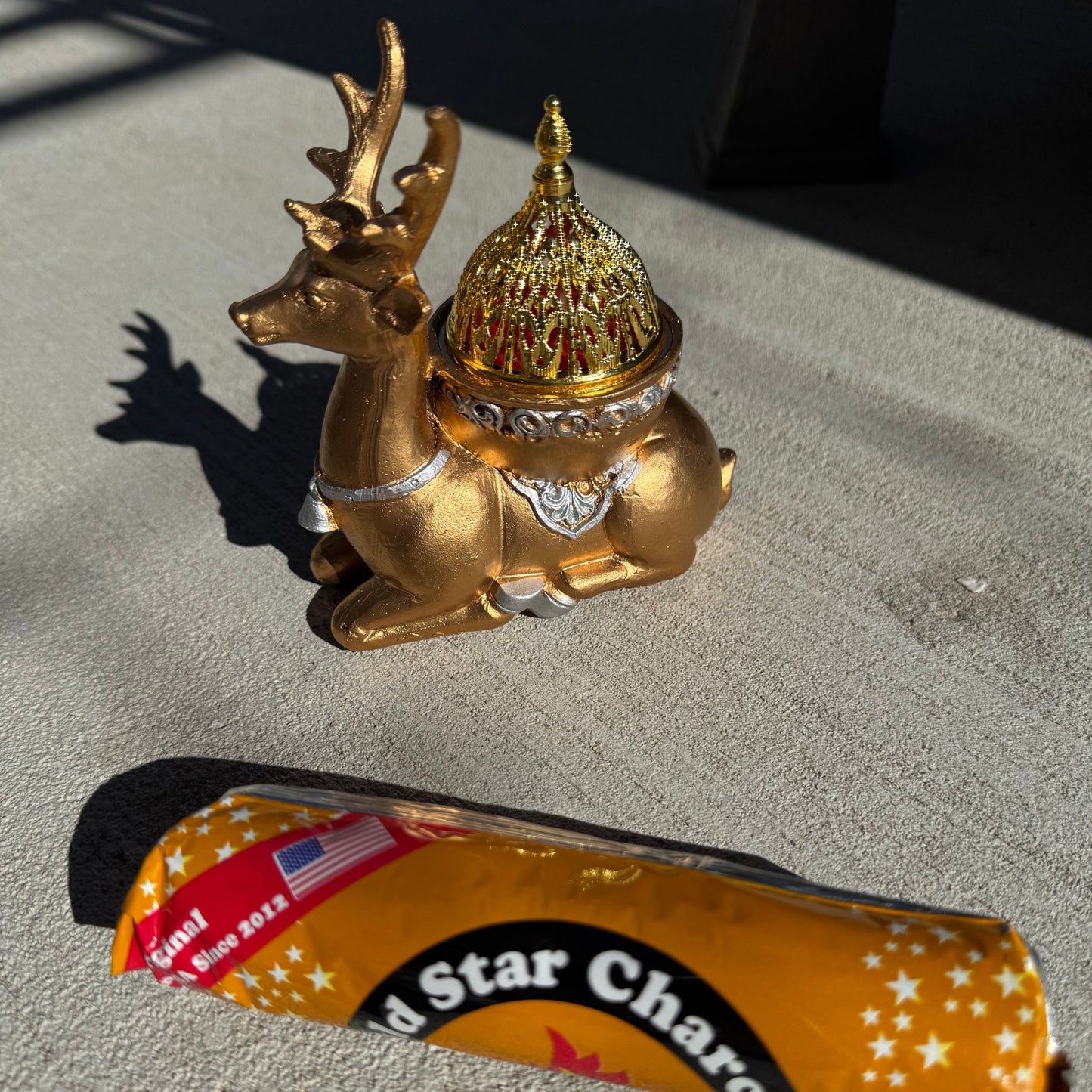 *Misfit* Deer Charcoal Incense Burner + Charcoal