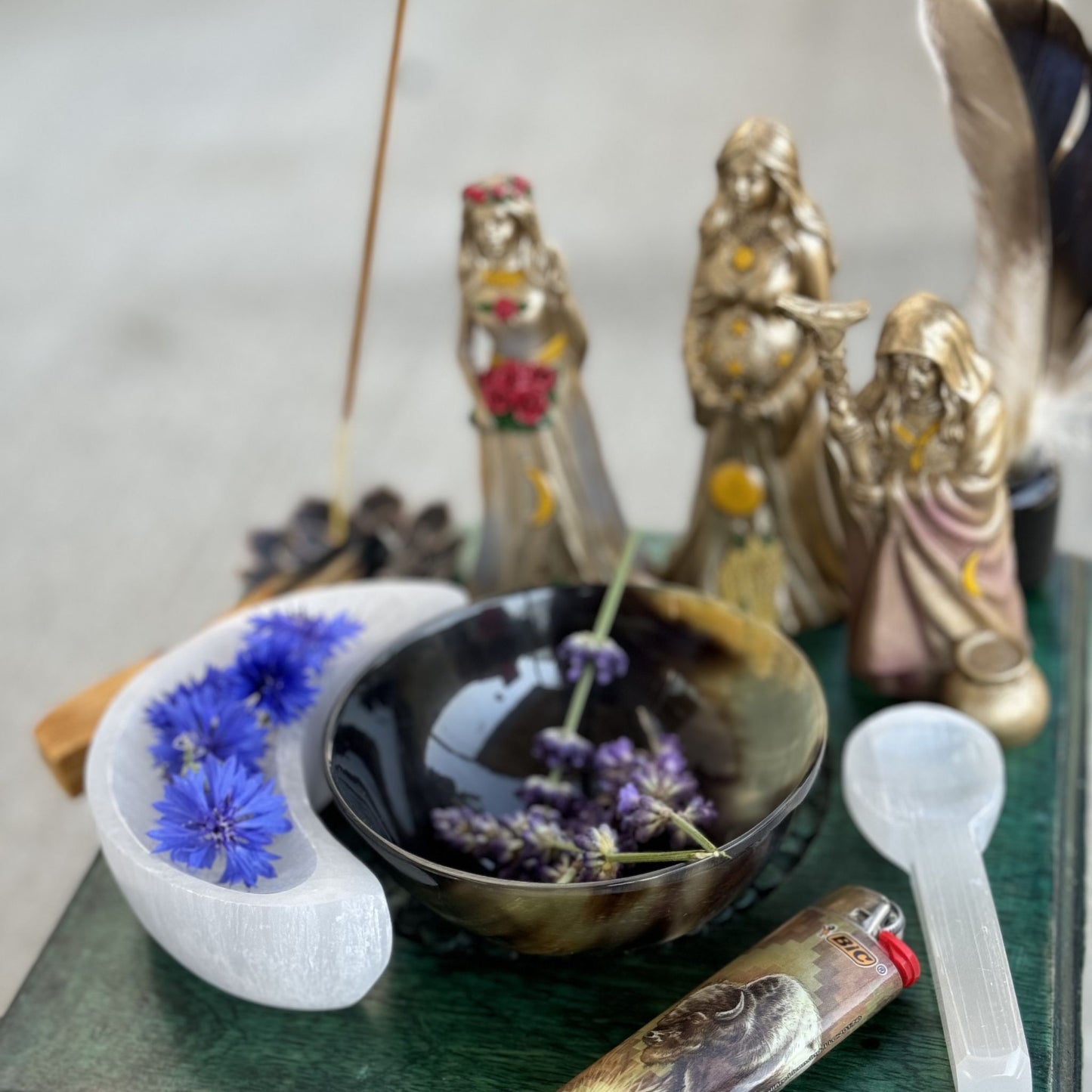 Buffalo Horn Ritual Bowl