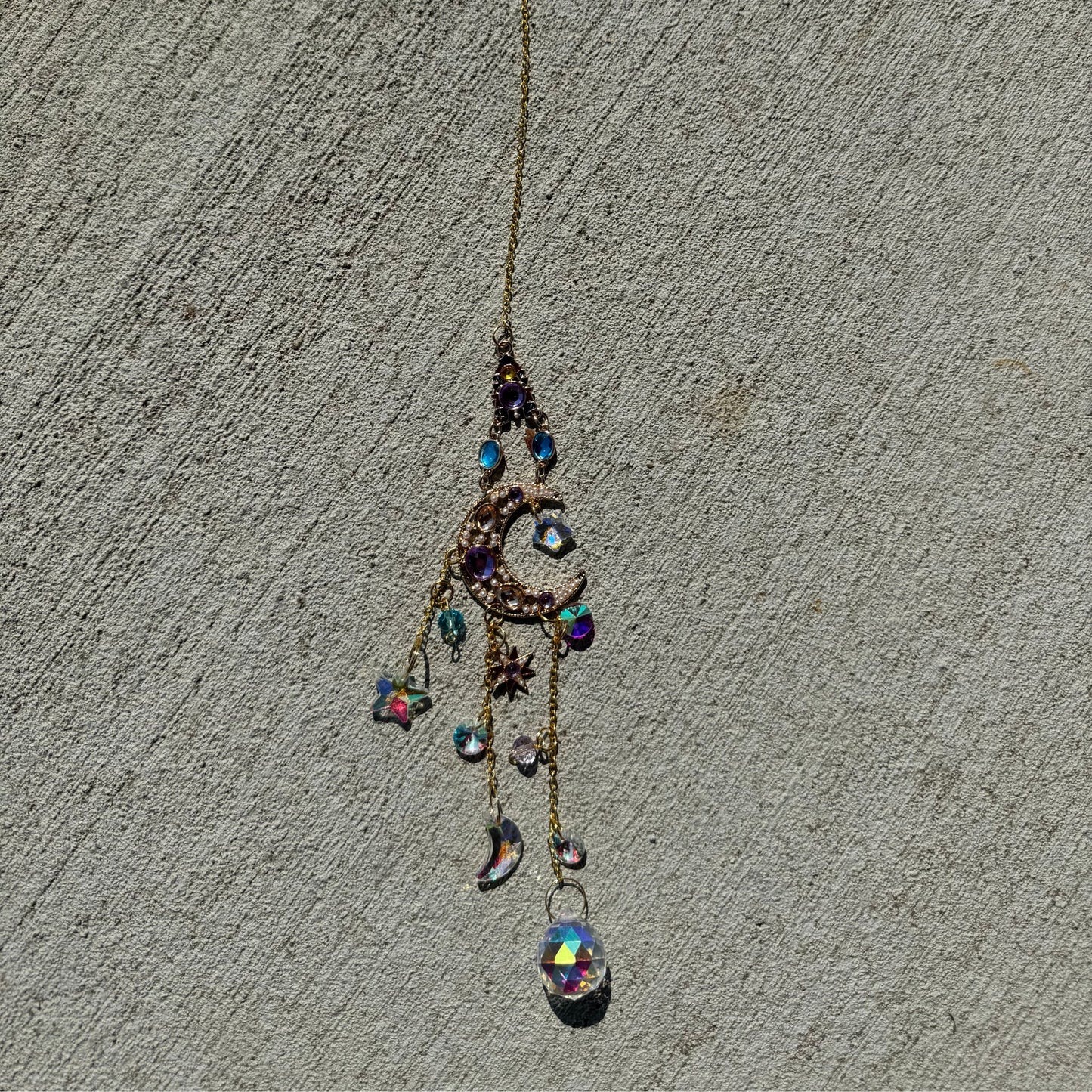 Moon and Crystal Sun Catcher
