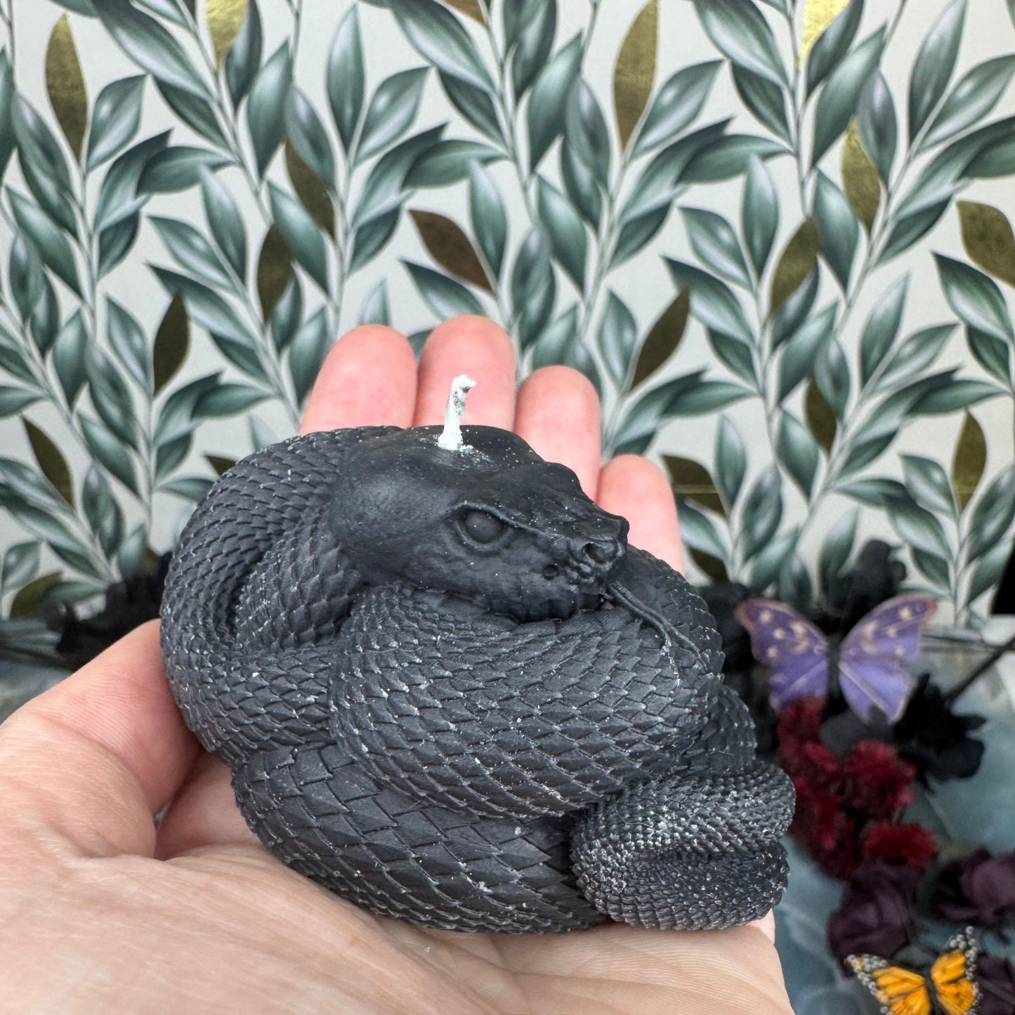 Beauty and the Moon - Black Snake Candle