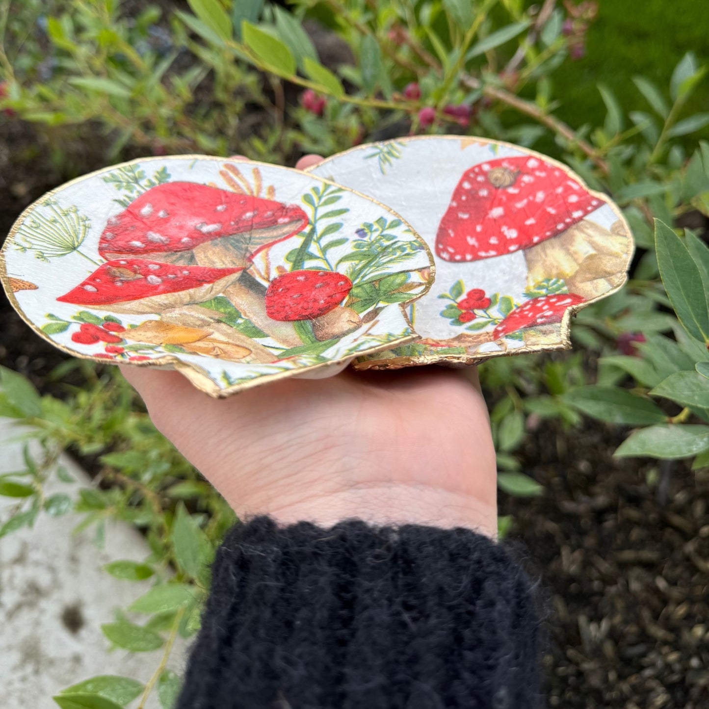 Shell Trinket Dish - Mushroom