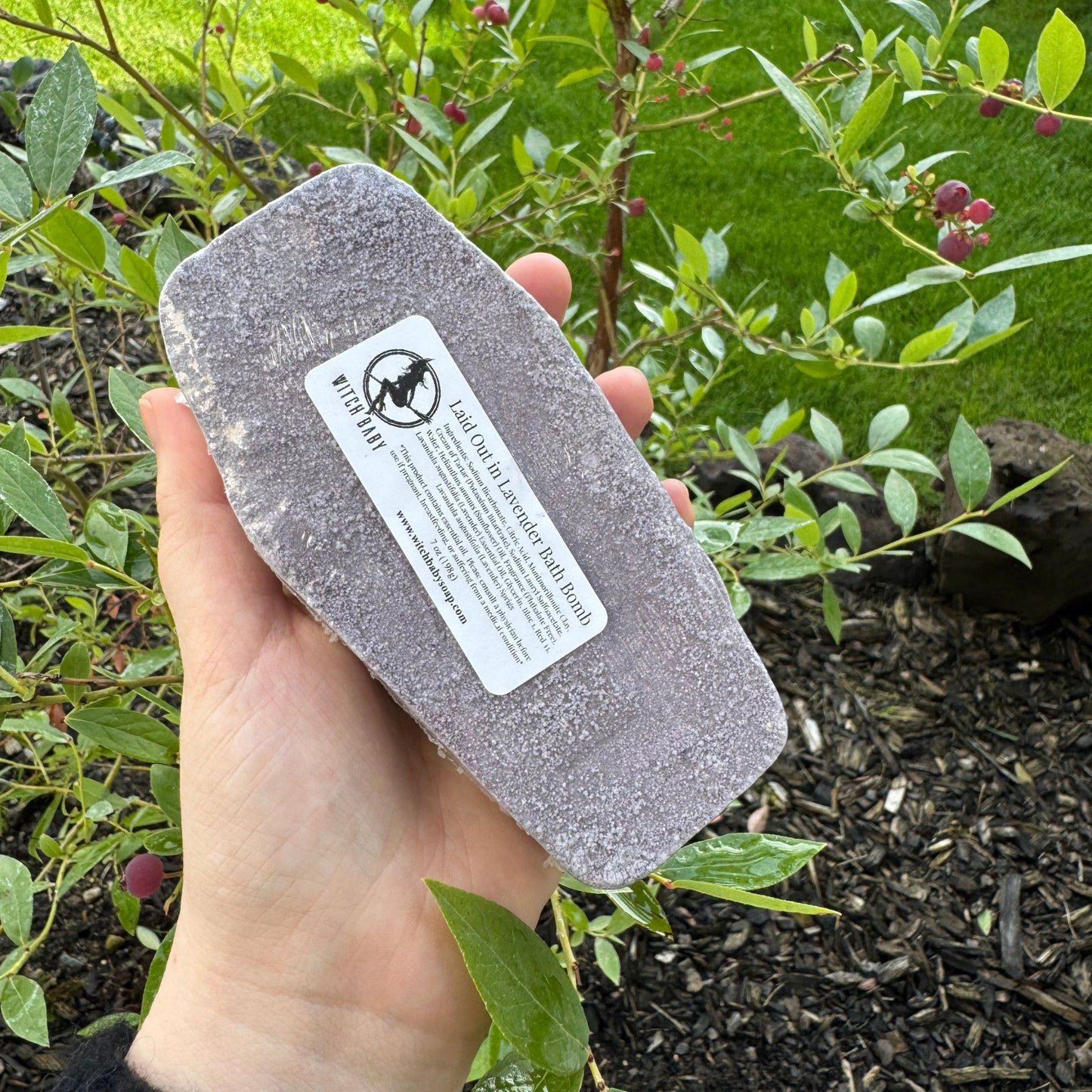 Witch Baby Soap - Laid Out in Lavendar Coffin Bath Bomb