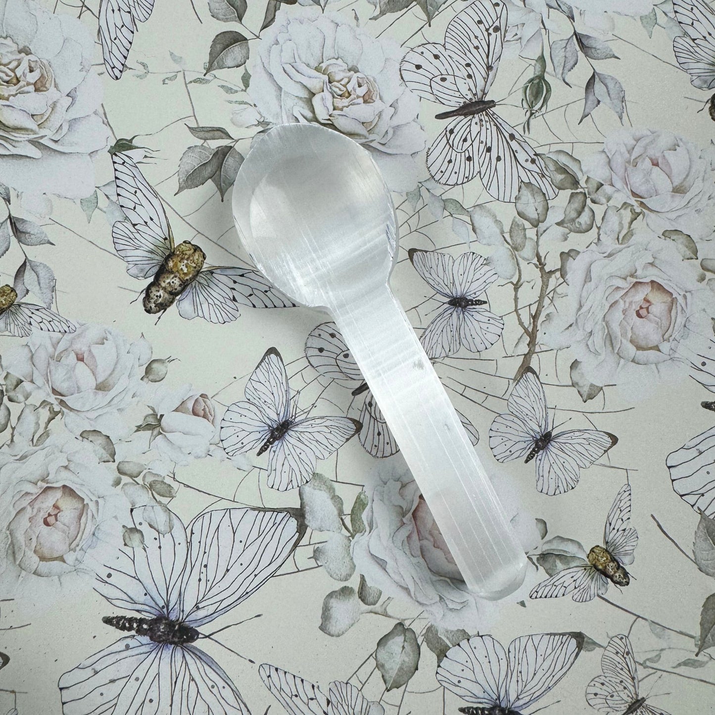Selenite Spoon - 4"
