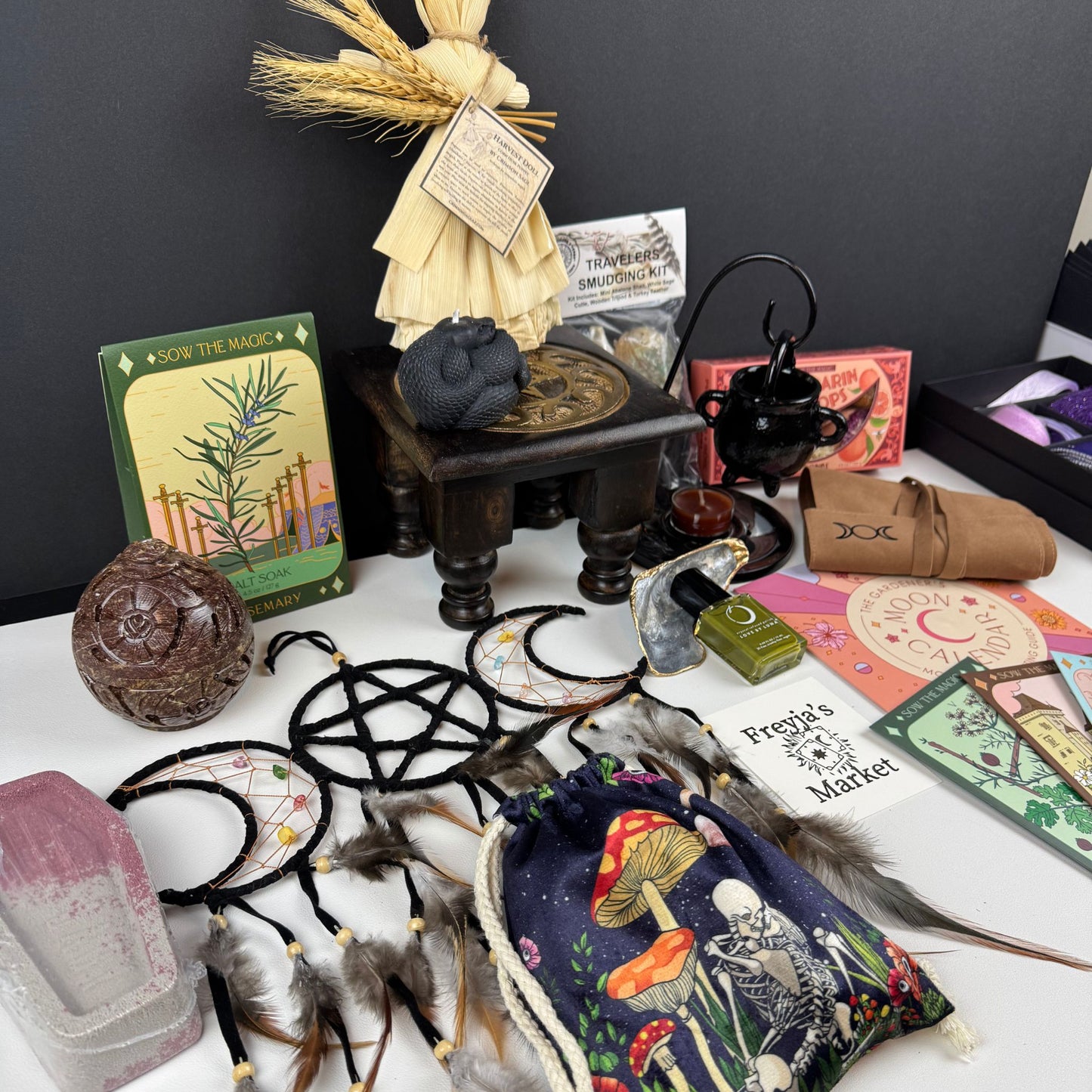 Freyja's Magic Scoop - Orange Ball Witchy Items