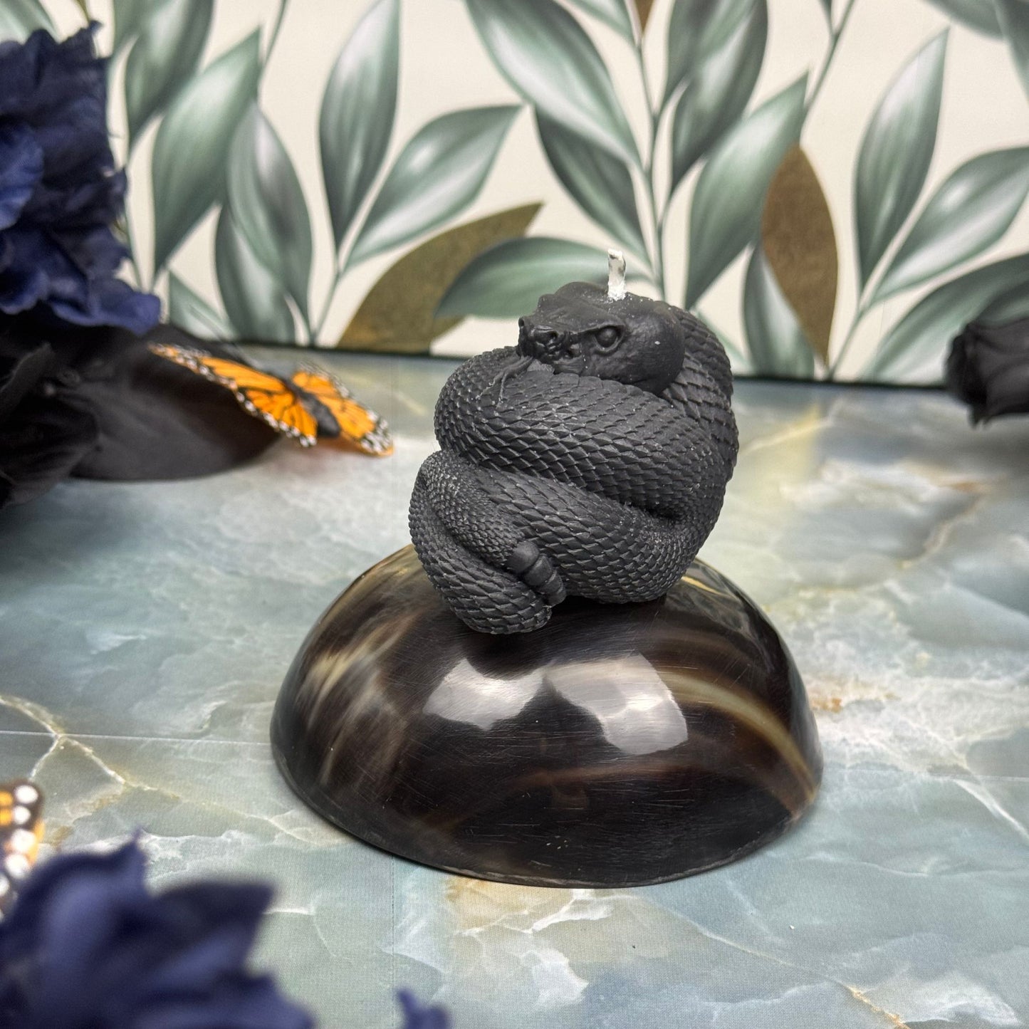 Beauty and the Moon - Black Snake Candle
