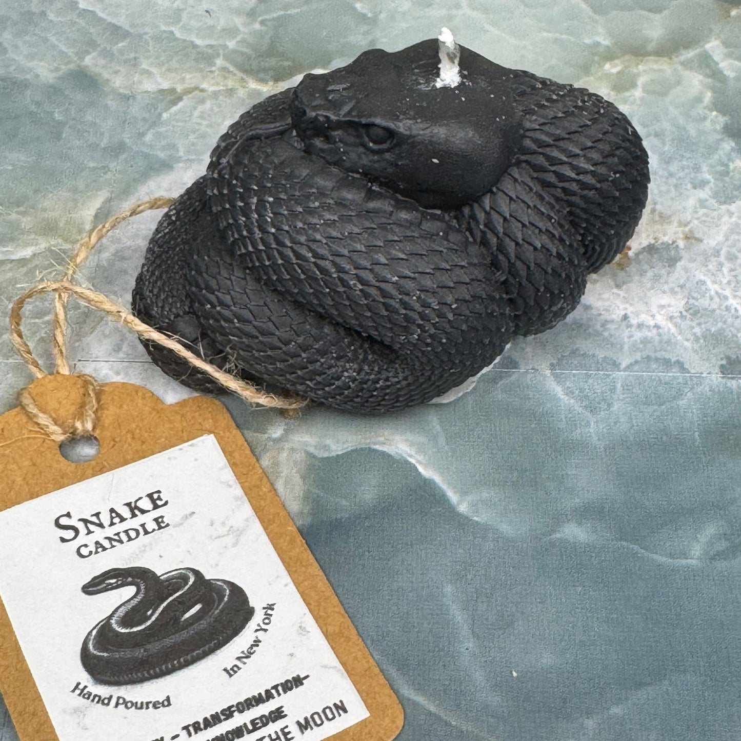 Beauty and the Moon - Black Snake Candle