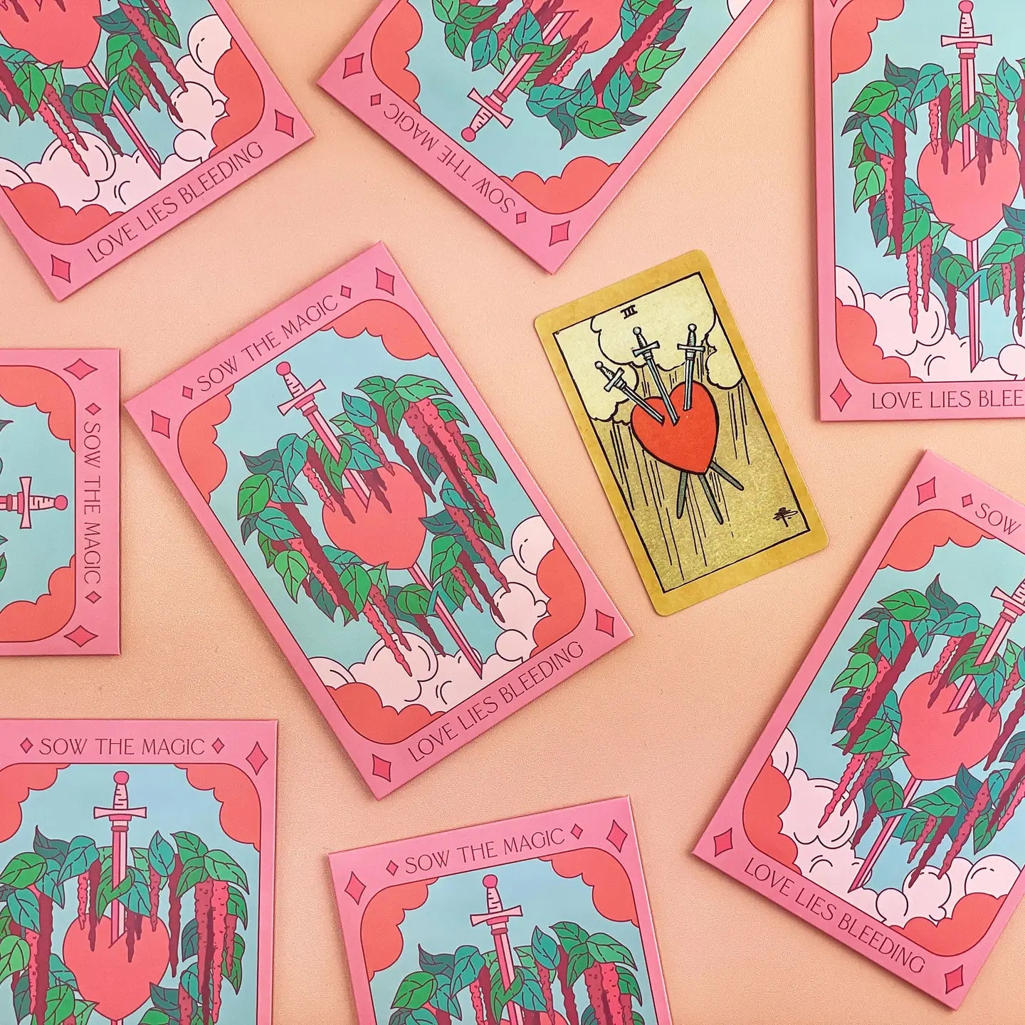 Sow the Magic – Love Lies Bleeding Tarot Garden + Gift Seed Packet
