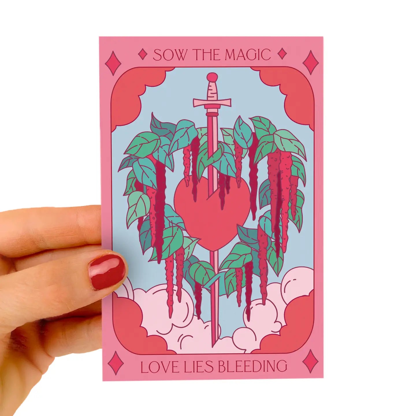 Sow the Magic – Love Lies Bleeding Tarot Garden + Gift Seed Packet