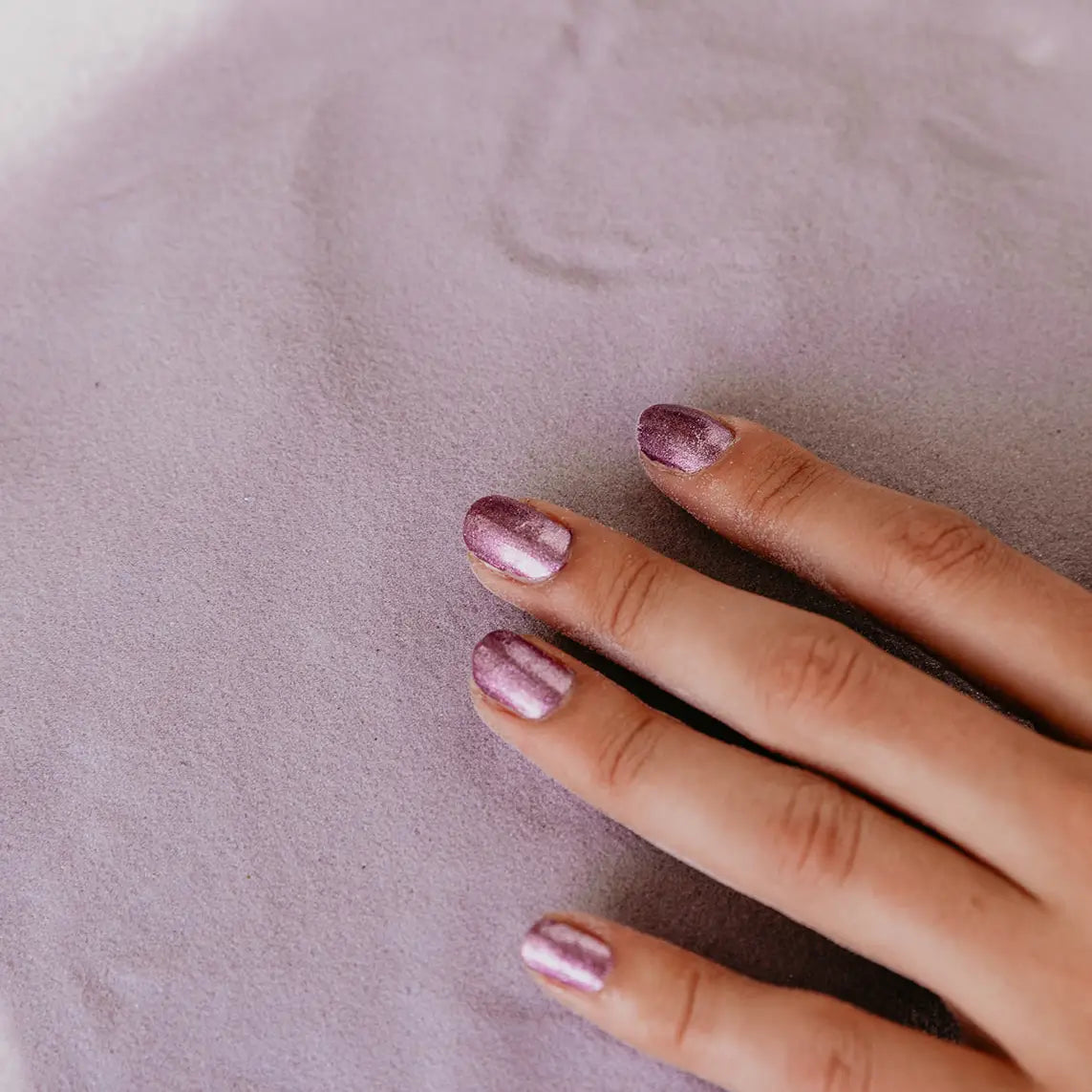 Love By Luna – Luminous Dreams | Glittering Purple Nail Polish with Amythest + Lepidolite
