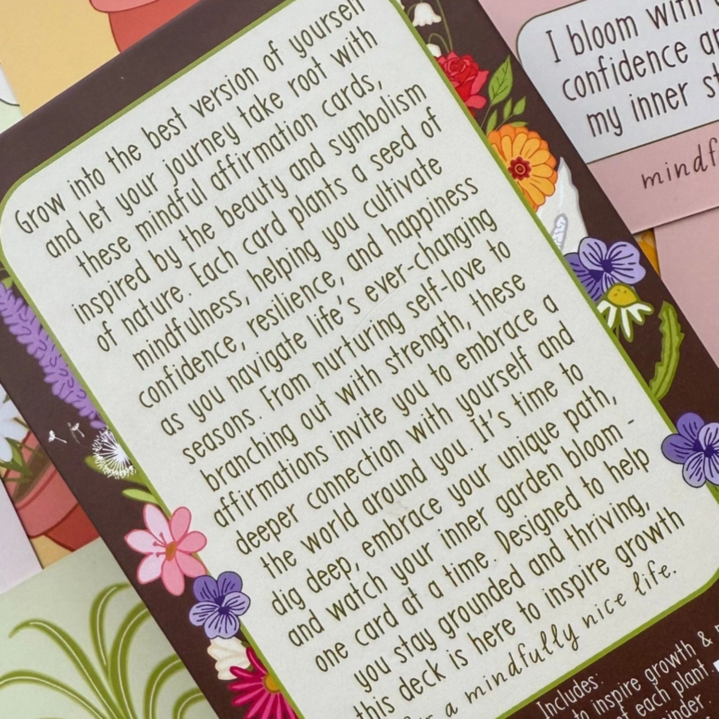 Grow with the Flow Affirmation Cards