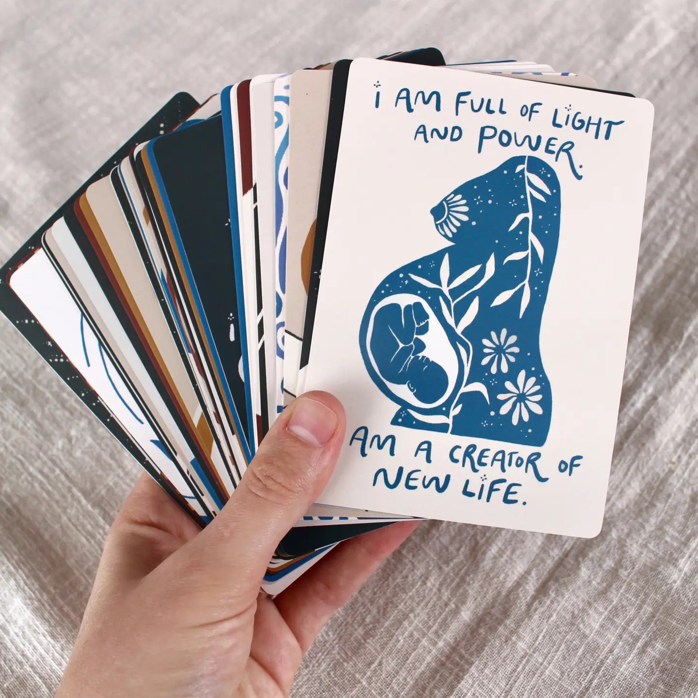In Full Bloom Birth & Pregnancy Affirmation Deck