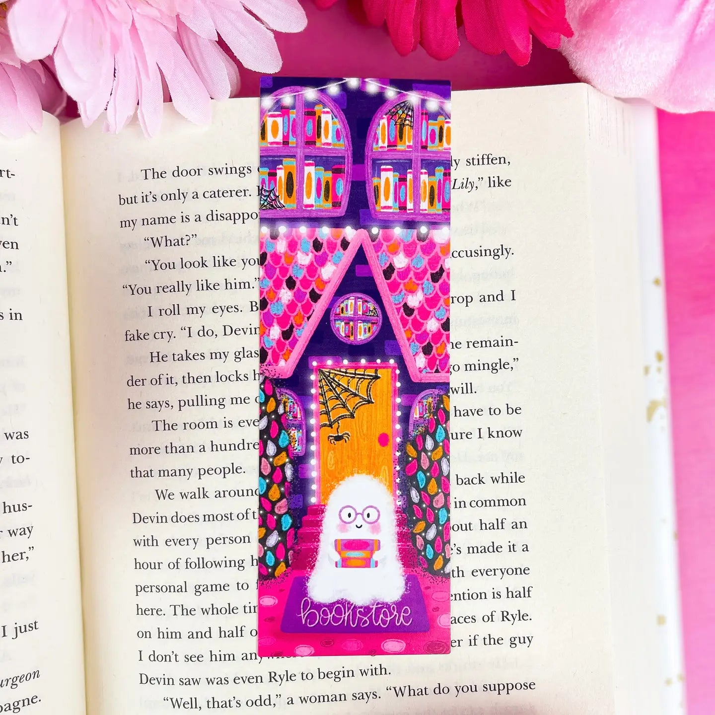 Bookmark - Halloween Bookstore