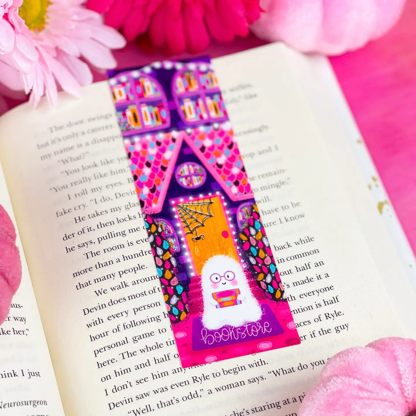 Bookmark - Halloween Bookstore