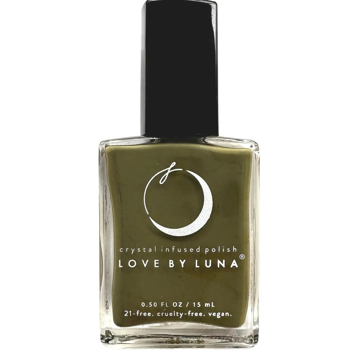 Love By Luna – Forest Retreat | Moss Green Nail Polish with Moss Agate