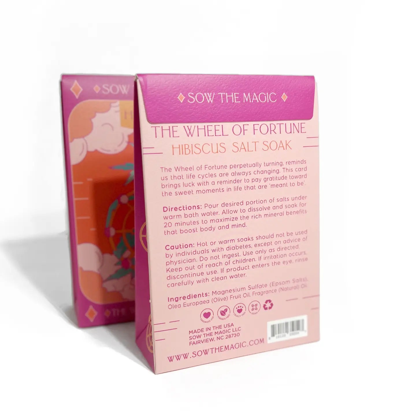 Sow the Magic – Hibiscus Tarot Bath Salt Soak