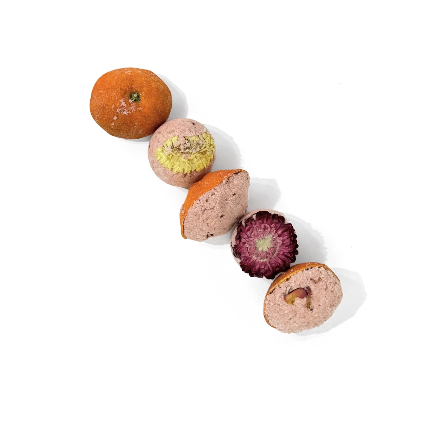 Sow the Magic – Mandarin Scoops Bath Bombs