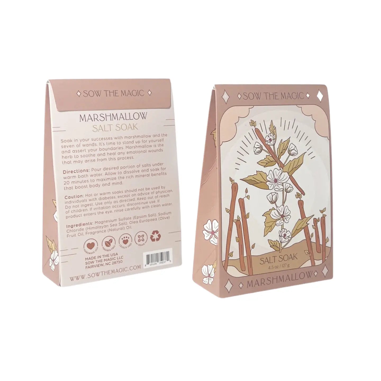 Sow the Magic – Marshmallow Tarot Bath Salt Soak
