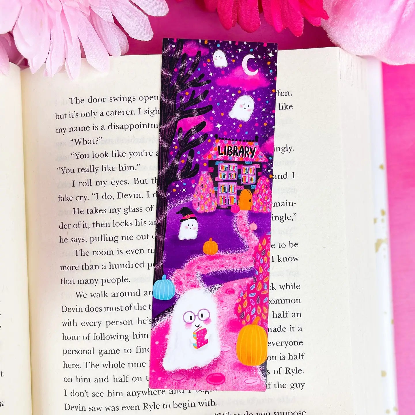 Bookmark - Halloween Library Path