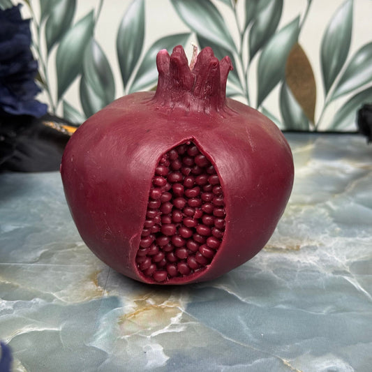 Beauty and the Moon - Large Juicy Pomegranate Candle