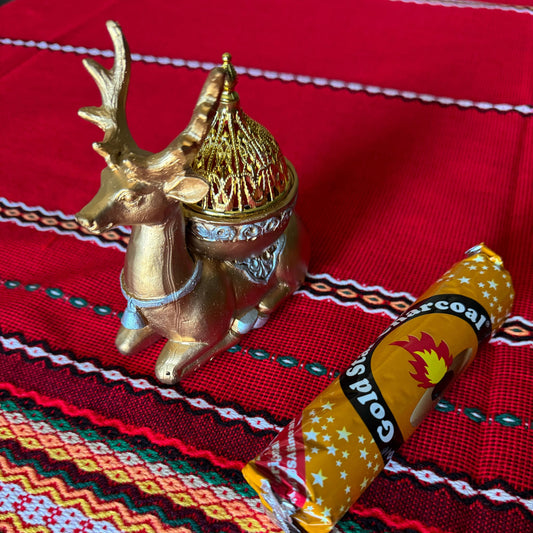 *Misfit* Deer Charcoal Incense Burner + Charcoal