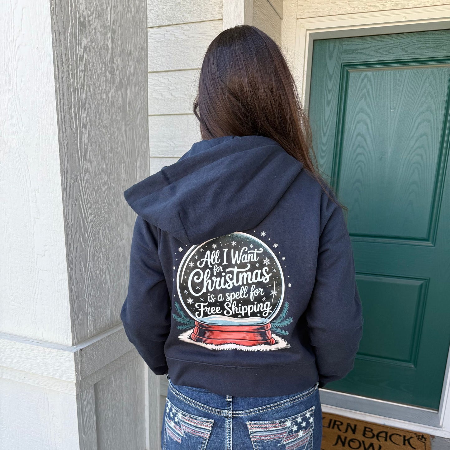 Cropped Zip - Spell for Free Shipping
