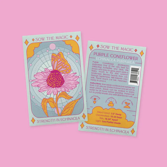 Sow the Magic – Echinacea Tarot Garden + Gift Seed Packet