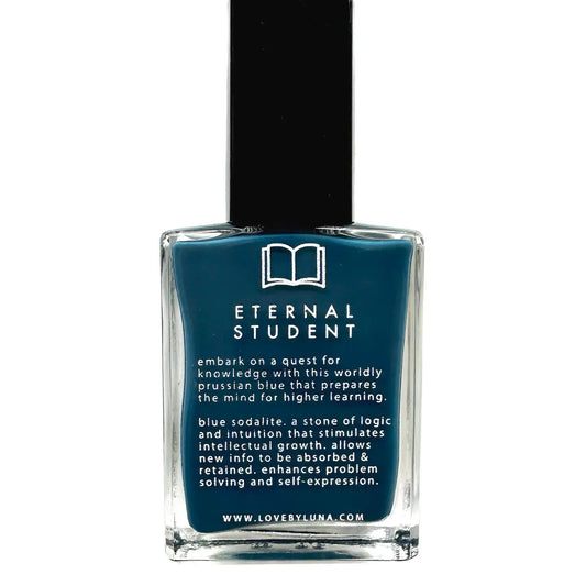 Love By Luna – Eternal Student | Prussian Blue Nail Polish with Sodalite