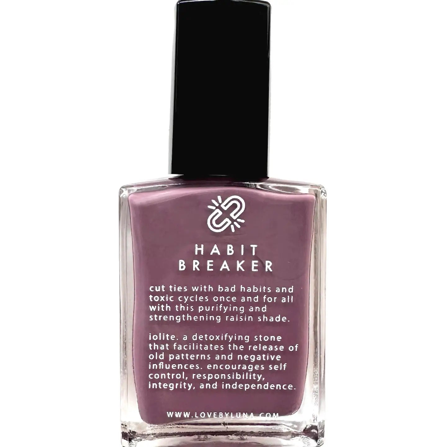 Love By Luna – Habit Breaker | Dusty Purple Nail Polish with Iolite