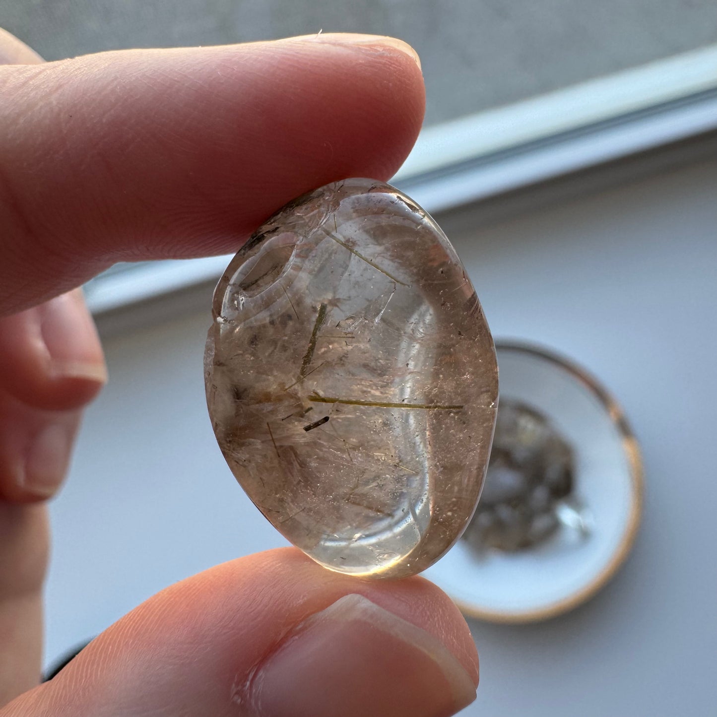 Smoky Quartz with Rutile | One Intuitively Chosen Tumble