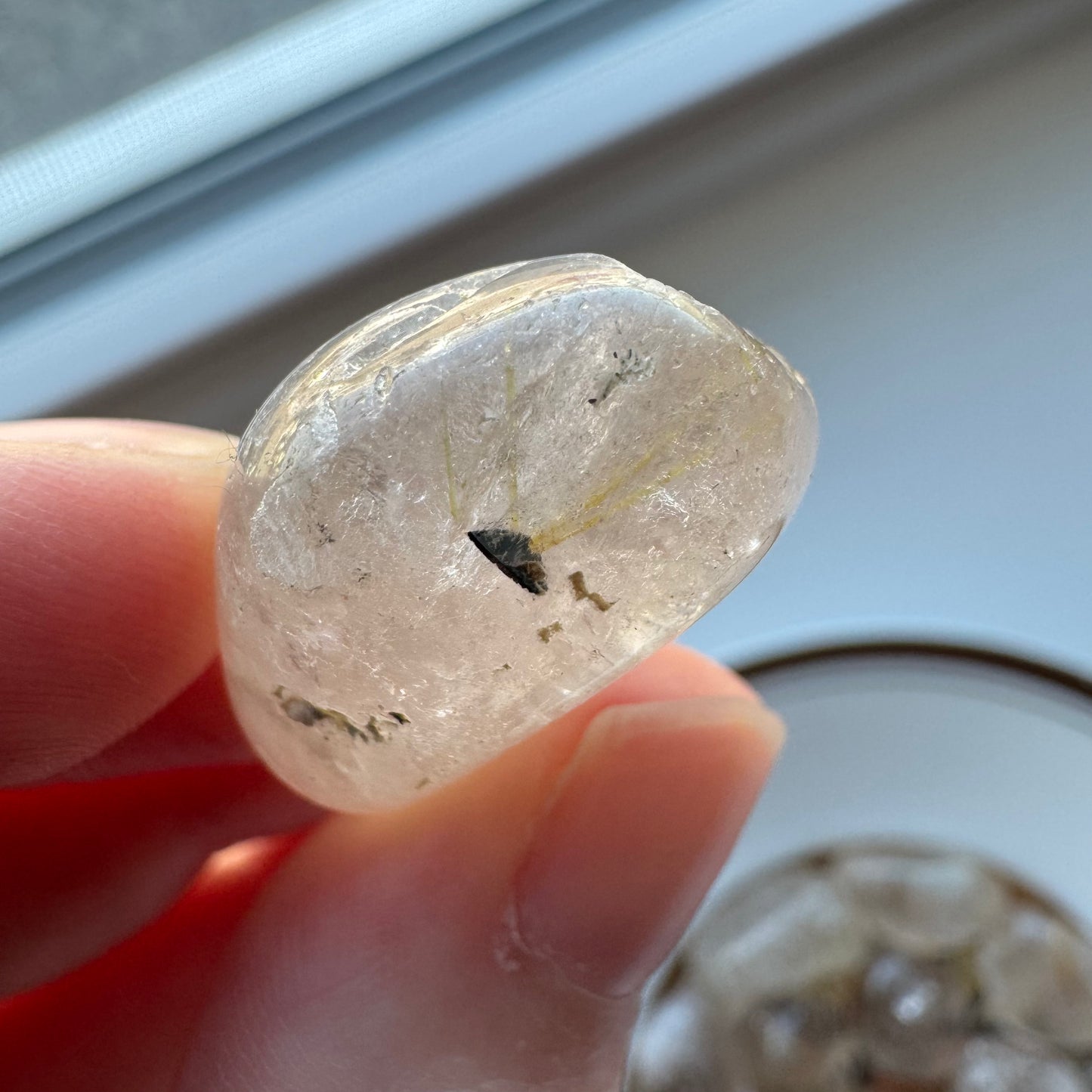 Smoky Quartz with Rutile | One Intuitively Chosen Tumble