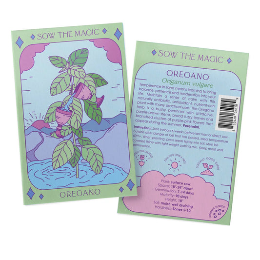 Sow the Magic – Oregano Tarot Garden + Gift Seed Packet