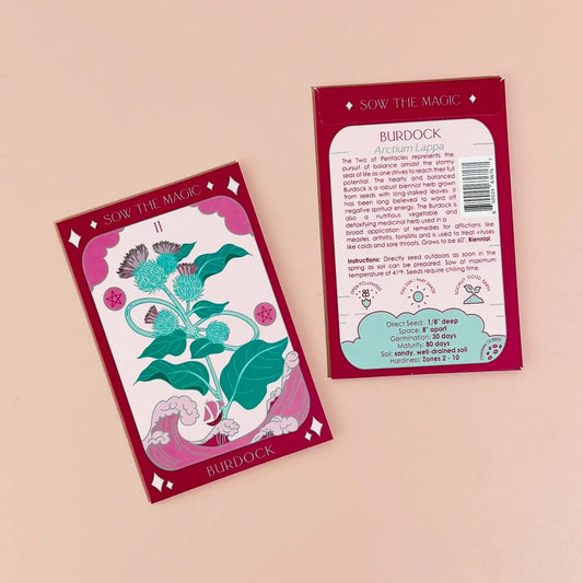 Sow the Magic – Burdock Tarot Garden + Gift Seed Packet