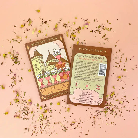 Sow the Magic – German Chamomile Tarot Garden + Gift Seed Packet
