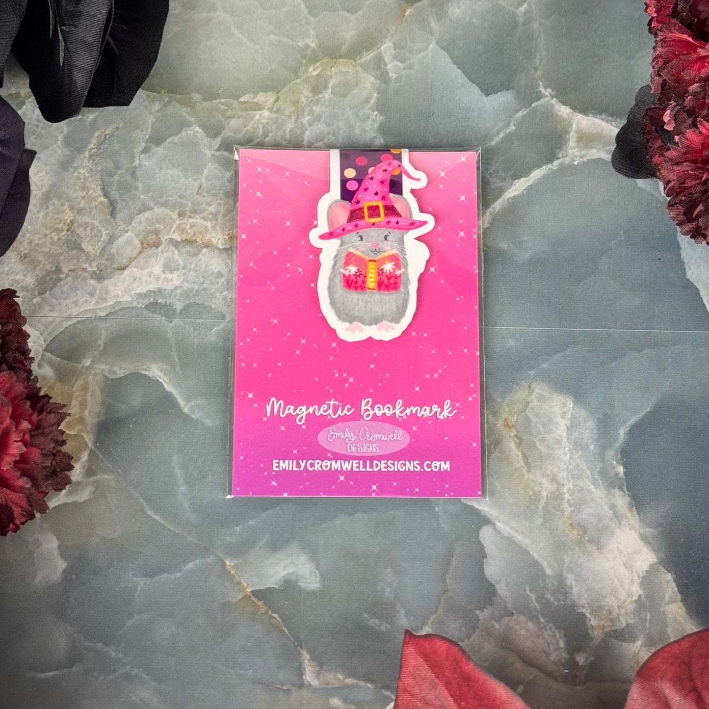 Magnetic Bookmark - Halloween Mouse