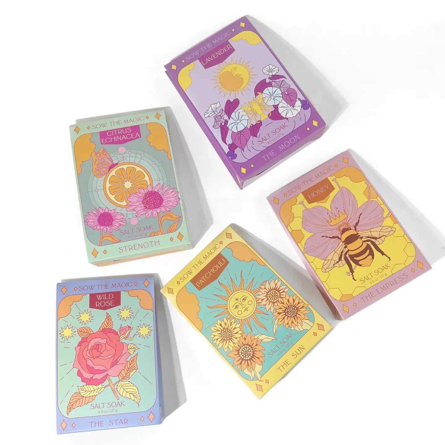 Sow the Magic – Lavender Tarot Bath Salt Soak