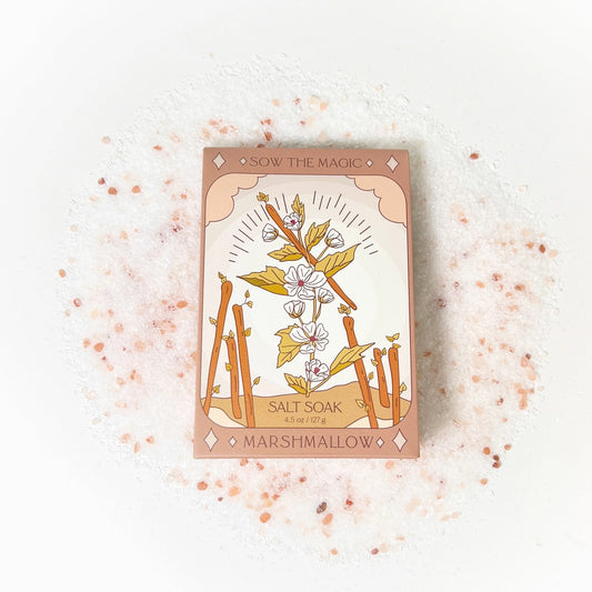 Sow the Magic – Marshmallow Tarot Bath Salt Soak