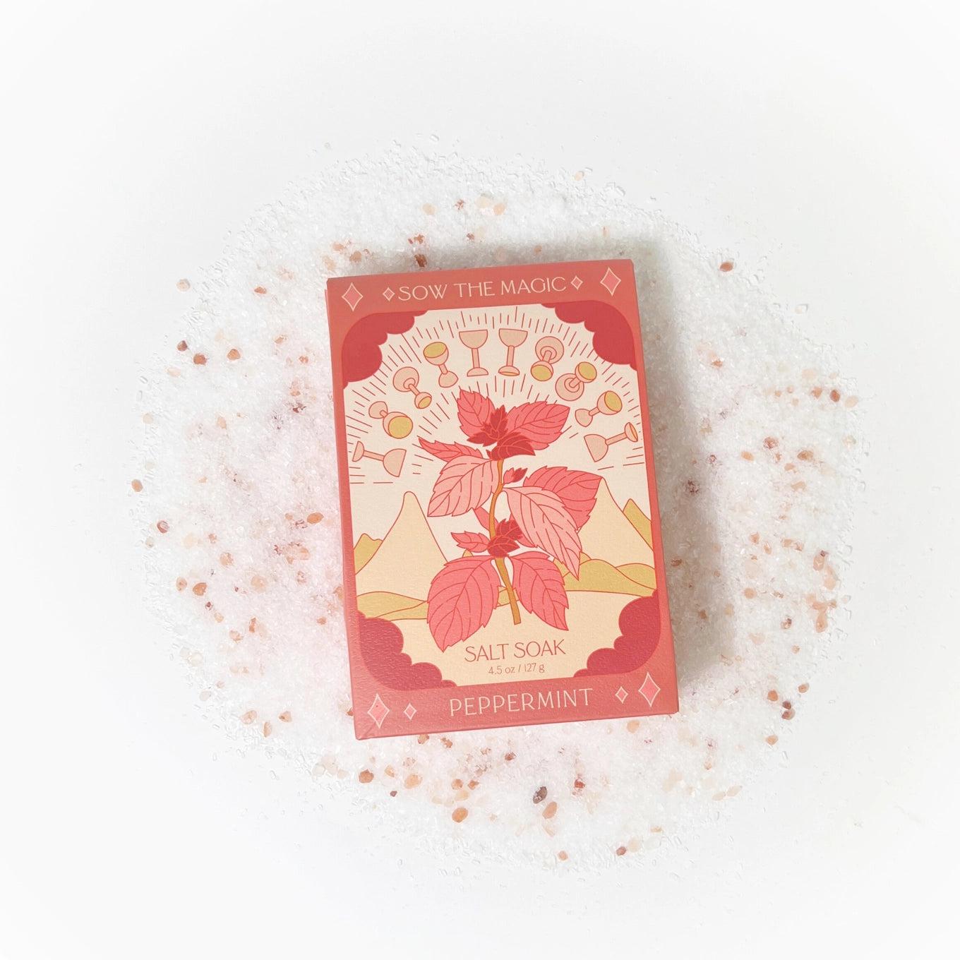 Sow the Magic – Peppermint Tarot Bath Salt Soak