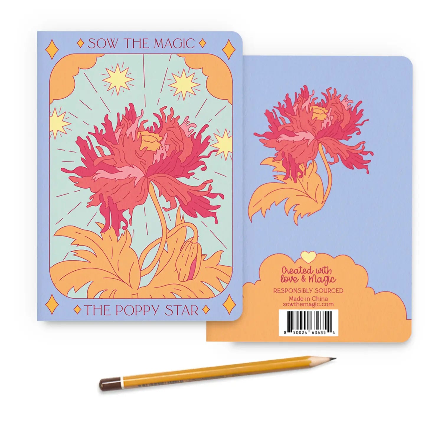 Sow the Magic - Poppy Star Tarot Notebook