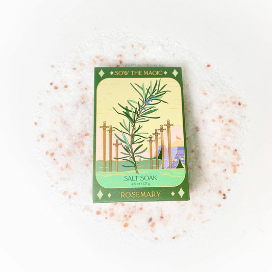 Sow the Magic – Rosemary Tarot Bath Salt Soak