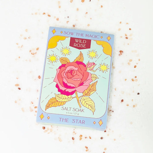 Sow the Magic – Wild Rose Tarot Bath Salt Soak