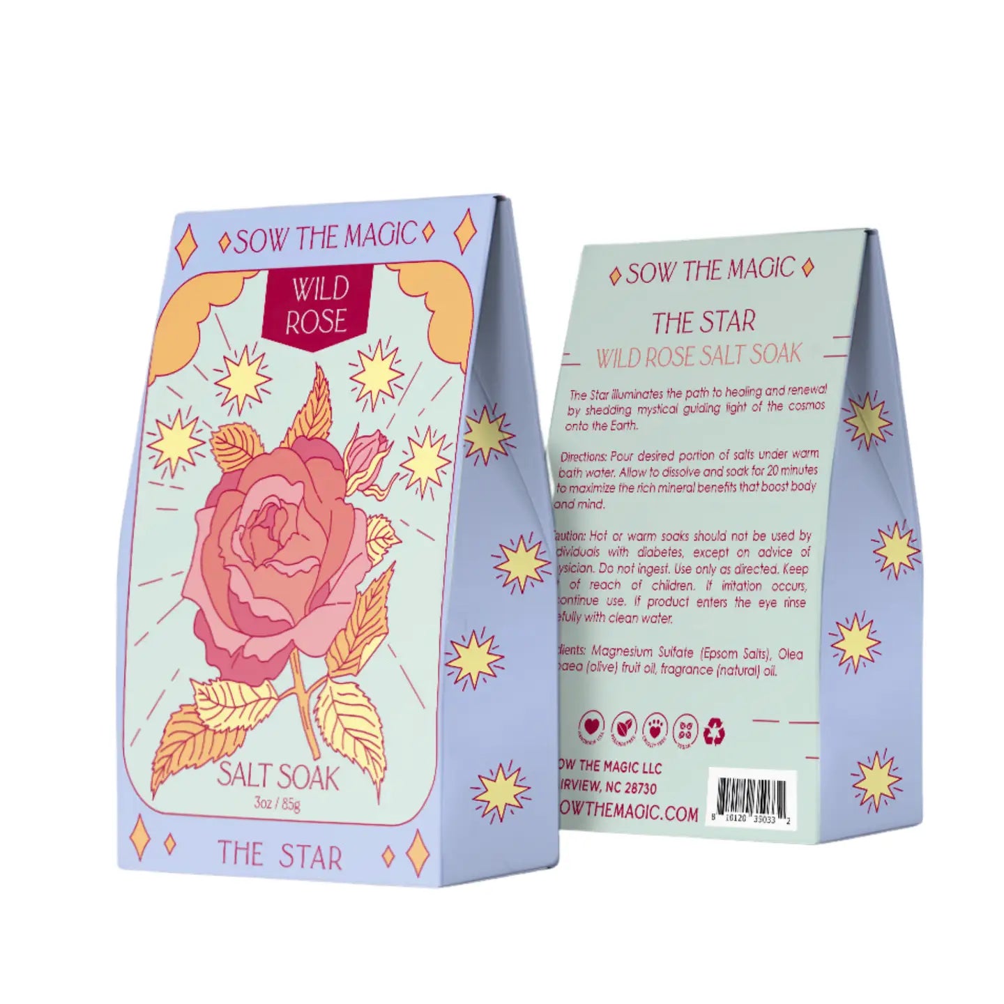 Sow the Magic – Wild Rose Tarot Bath Salt Soak